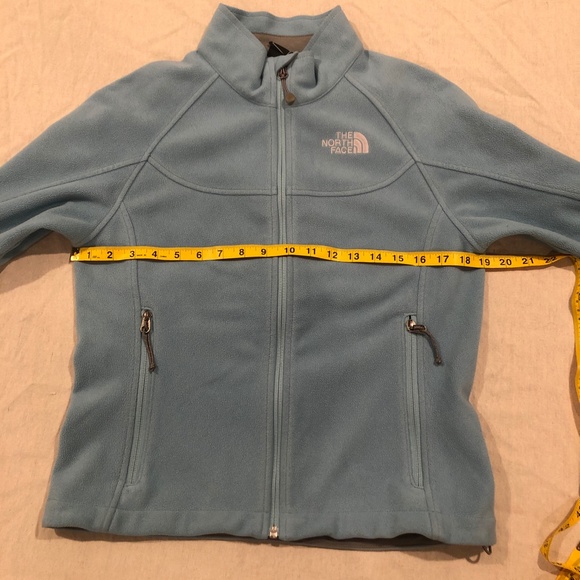 The North Face Light Blue Windwall fleece jacket - Picture 11 of 14